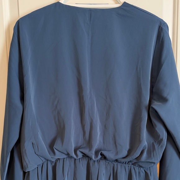 Abercrombie & Fitch Deep Blue Long Sleeve Dress - Picture 5 of 6
